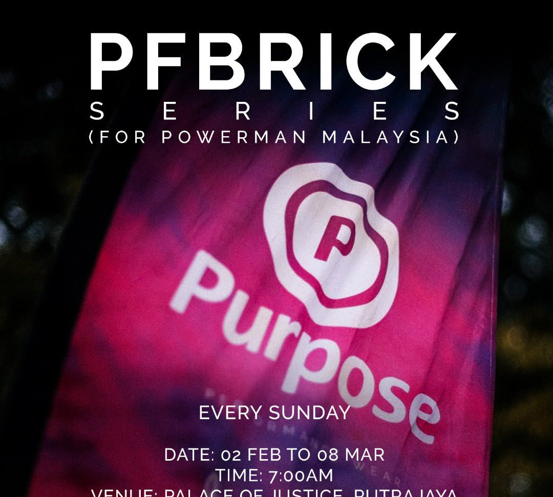 PFbrick series for Powerman Malaysia - Purpose Performance Wear