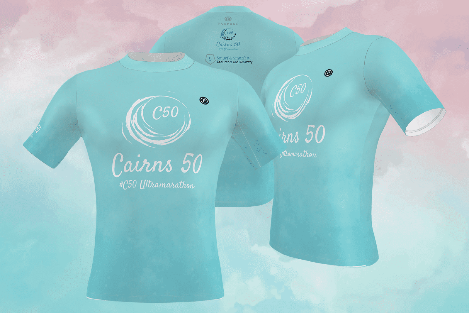 CUSTOM BY PURPOSE – Cairns 50 Ultramarathon Racing and Crew Tees - Purpose Performance Wear
