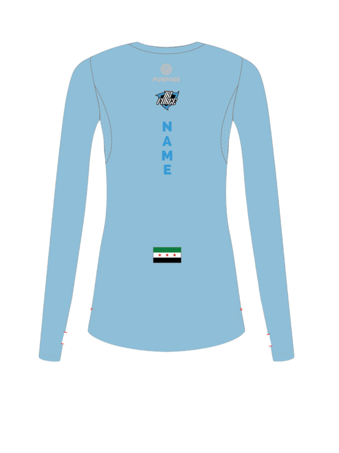 TRIFORCE - WOMEN Hypermesh™ ELITE Long Sleeve T-Shirt (LT) (CUSTOMISED NAME)