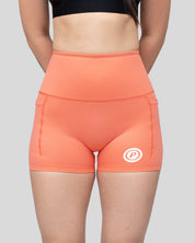 Purpose WOMEN Hybrid Short Tights 4-Inch (Peach)