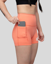 Purpose WOMEN Hybrid Short Tights 4-Inch (Peach)