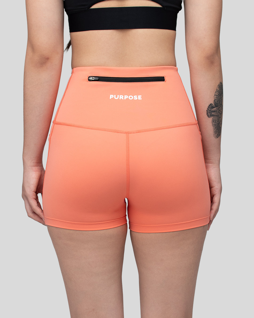Purpose WOMEN Hybrid Short Tights 4-Inch (Peach)