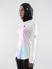 Borealis Women Hypermesh ELITE Long Sleeve Running T-Shirts LT (Unicorn)