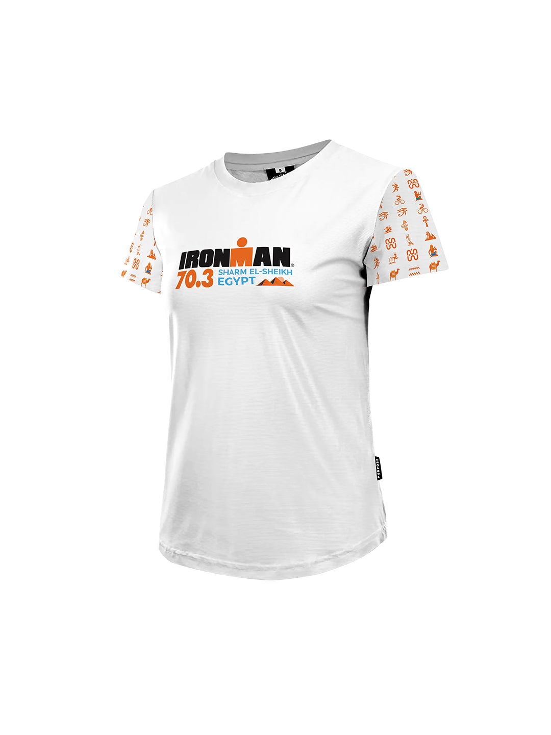 IRONMAN 70.3 Egypt Race T-Shirt with Athlete Names on the back (Women)