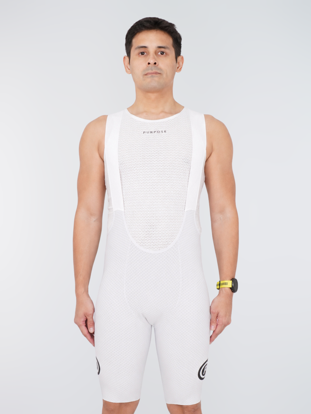 Performance Cycling Bib Shorts Unisex (Ash Grey)