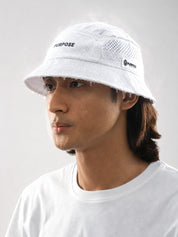 Purpose Glacier Bucket Hat with Ultra Cool Tech (Arctic Frost)