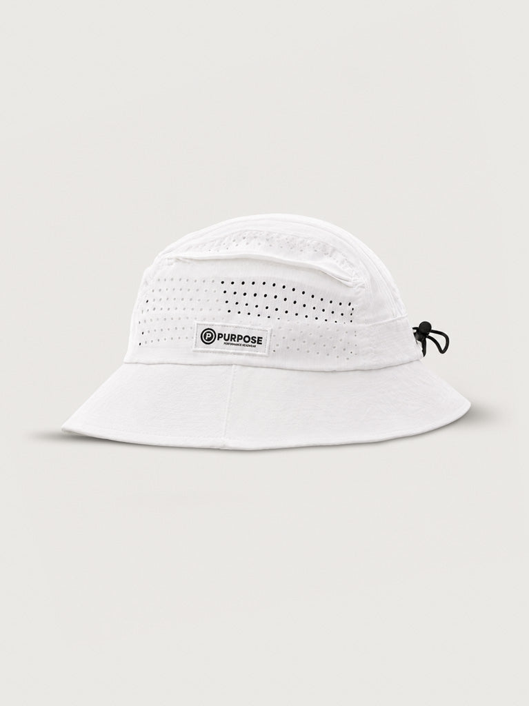 Purpose Glacier Bucket Hat with Ultra Cool Tech (Arctic Frost)