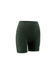 Purpose WOMEN Hybrid Mid-Length Tights 6-inch (Moss Green)