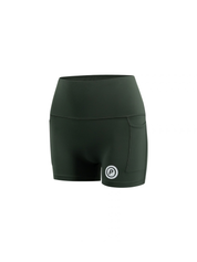 Purpose WOMEN Hybrid Short Tights 4-Inch (Moss Green)