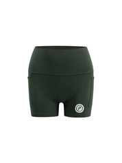 Purpose WOMEN Hybrid Short Tights 4-Inch (Moss Green)