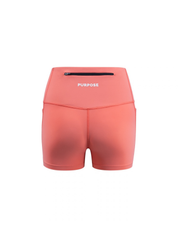 Purpose WOMEN Hybrid Short Tights 4-Inch (Peach)