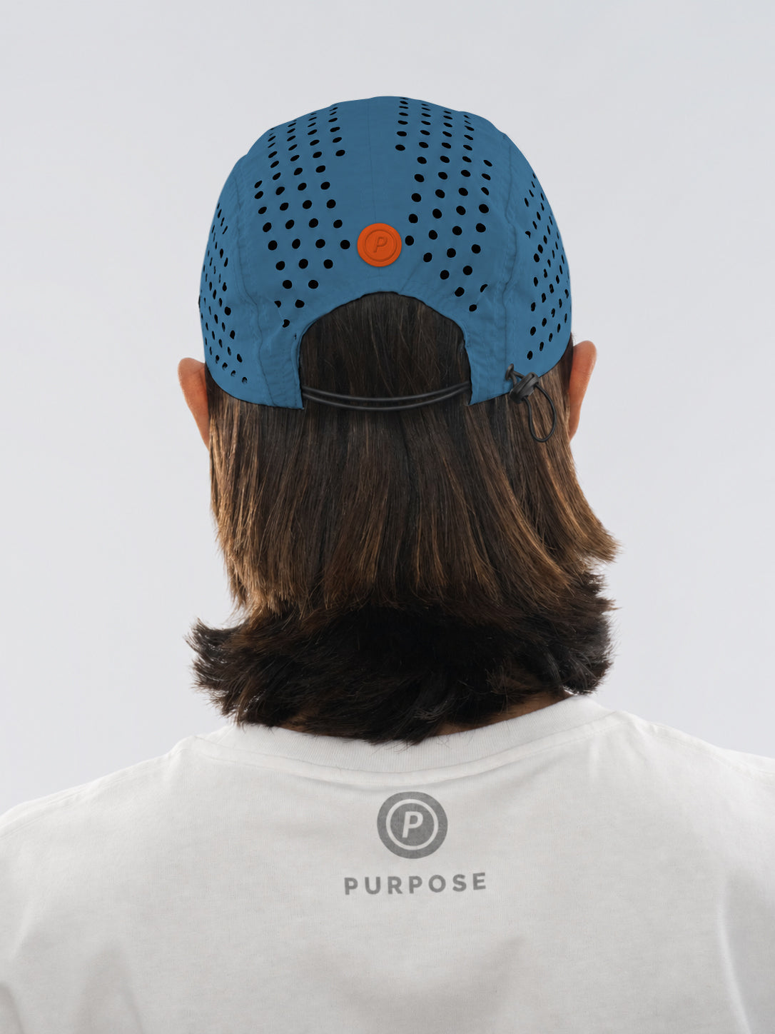 re:PURPOSE 5-Panel Cycling & Running Cap 100% Recycled (Ocean Blue)