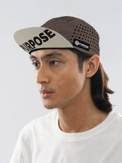 re:PURPOSE 5-Panel Cycling & Running Cap 100% Recycled (Terracotta)