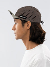 re:PURPOSE 5-Panel Cycling & Running Cap 100% Recycled (Terracotta)