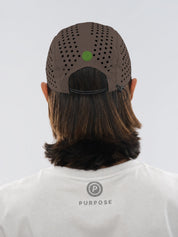 re:PURPOSE 5-Panel Cycling & Running Cap 100% Recycled (Terracotta)