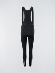 Women High Waisted Long Cycling Bib Tights (Small Wordmark)