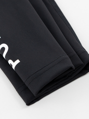 Women High Waisted Long Cycling Bib Tights (Small Wordmark)