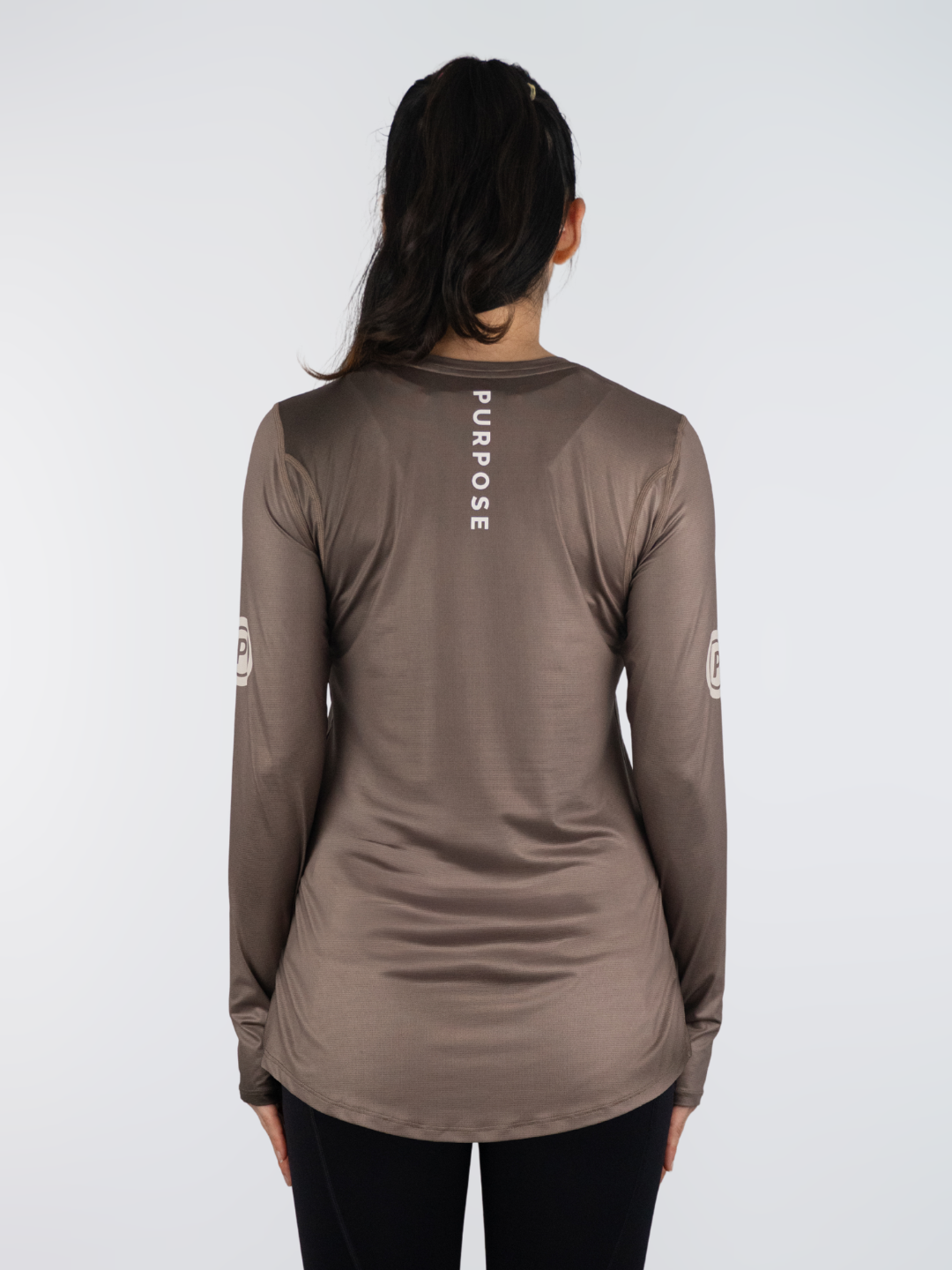 Women Hypermesh ELITE Long Sleeve Running T-Shirts LT (Terracotta)