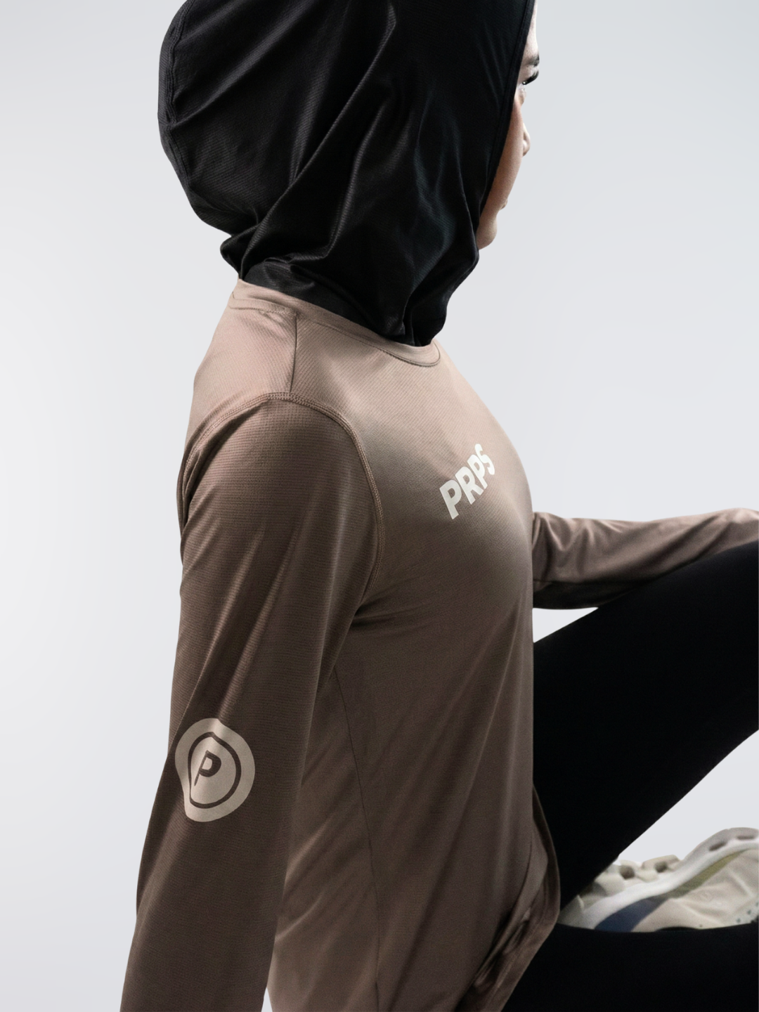 Women Hypermesh ELITE Long Sleeve Running T-Shirts LT (Terracotta)