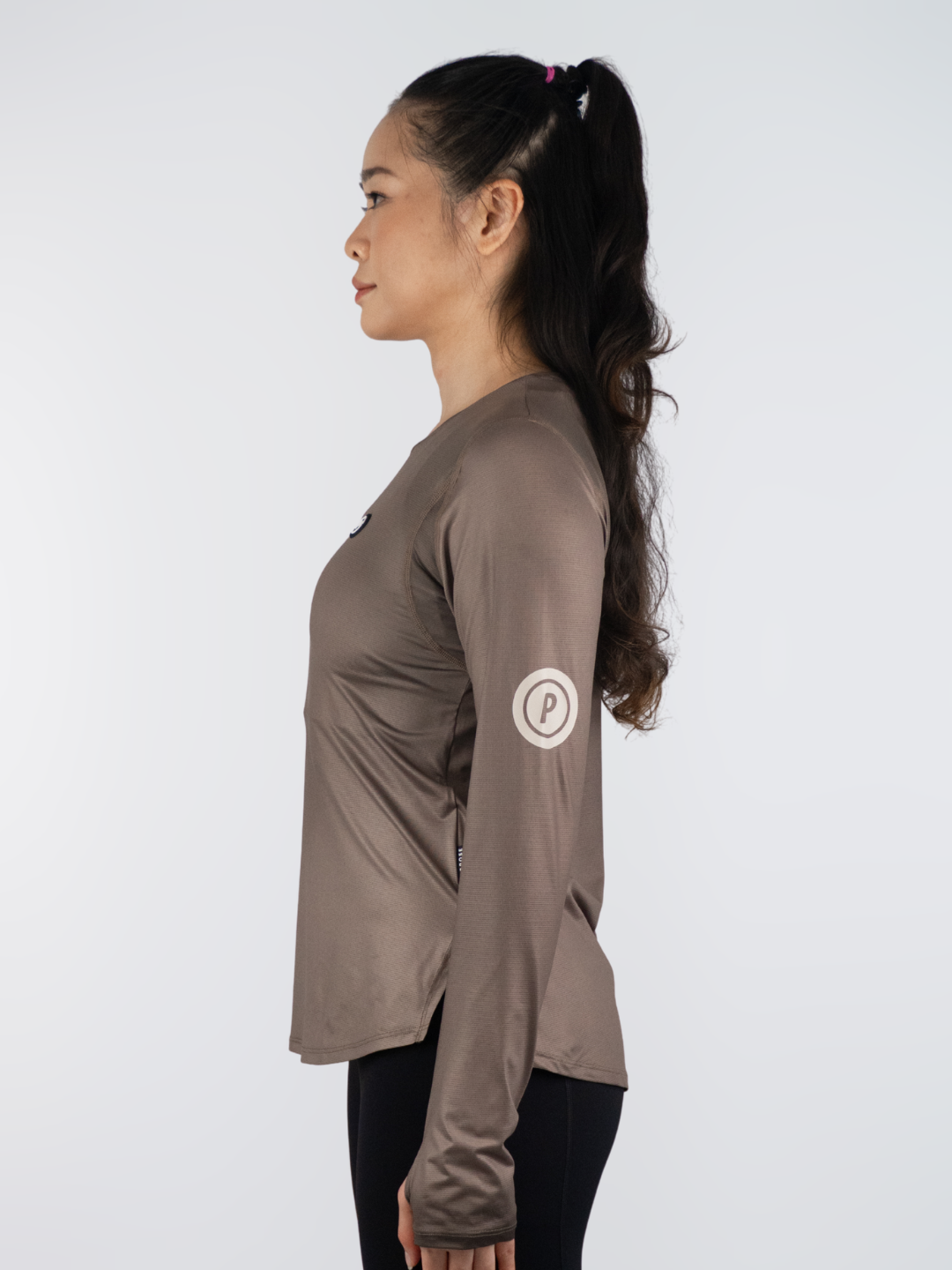 Women Hypermesh ELITE Long Sleeve Running T-Shirts (Terracotta)